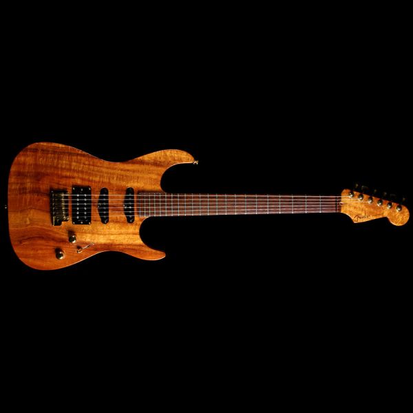 Used 1999 Fender Custom Shop Masterbuilt Jason Davis Koa Showmaster Calendar Electric Guitar Sale