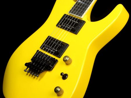 Jackson Custom Shop Exclusive SL2H-V Soloist Electric Guitar Yellow Hot on Sale