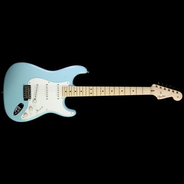 Used 2010 Fender Custom Shop Eric Clapton Signature Stratocaster Electric Guitar Daphne Blue For Discount