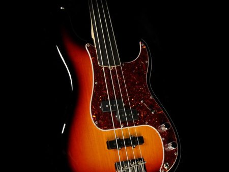 Fender Artist Series Tony Franklin Fretless Precision Bass 3-Tone Sunburst Cheap