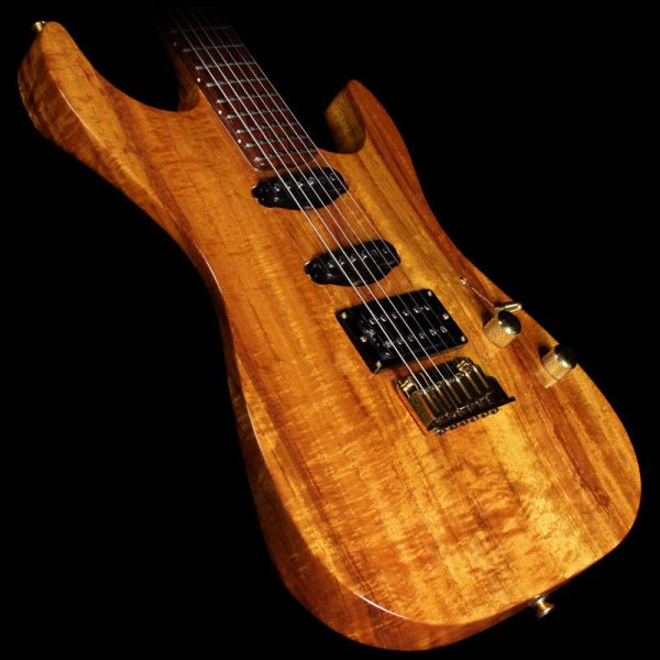 Used 1999 Fender Custom Shop Masterbuilt Jason Davis Koa Showmaster Calendar Electric Guitar Sale