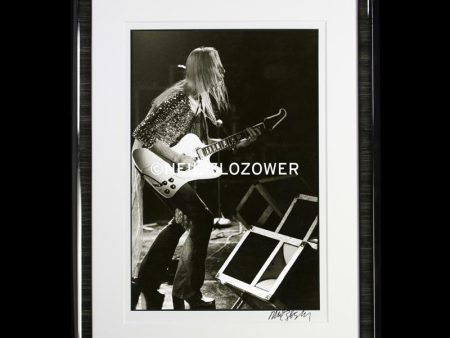 Johnny Winter Custom Framed Photo By Neil Zlozower 20 x 24 1973 Online now