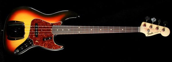 Used 2014 Fender Custom Shop Time Machine  64 Jazz Bass Electric Bass Guitar Three-Tone Sunburst Online