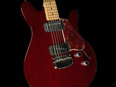 Ernie Ball Music Man James Valentine Signature Electric Guitar Trans Maroon Hot on Sale